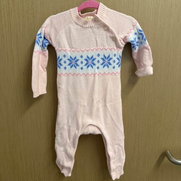 Beaufort Bonnet Snowflake Sweater One Piece - 3 - 6M - Picture 1 of 3